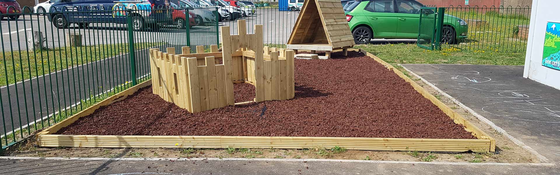 Activity area in playground